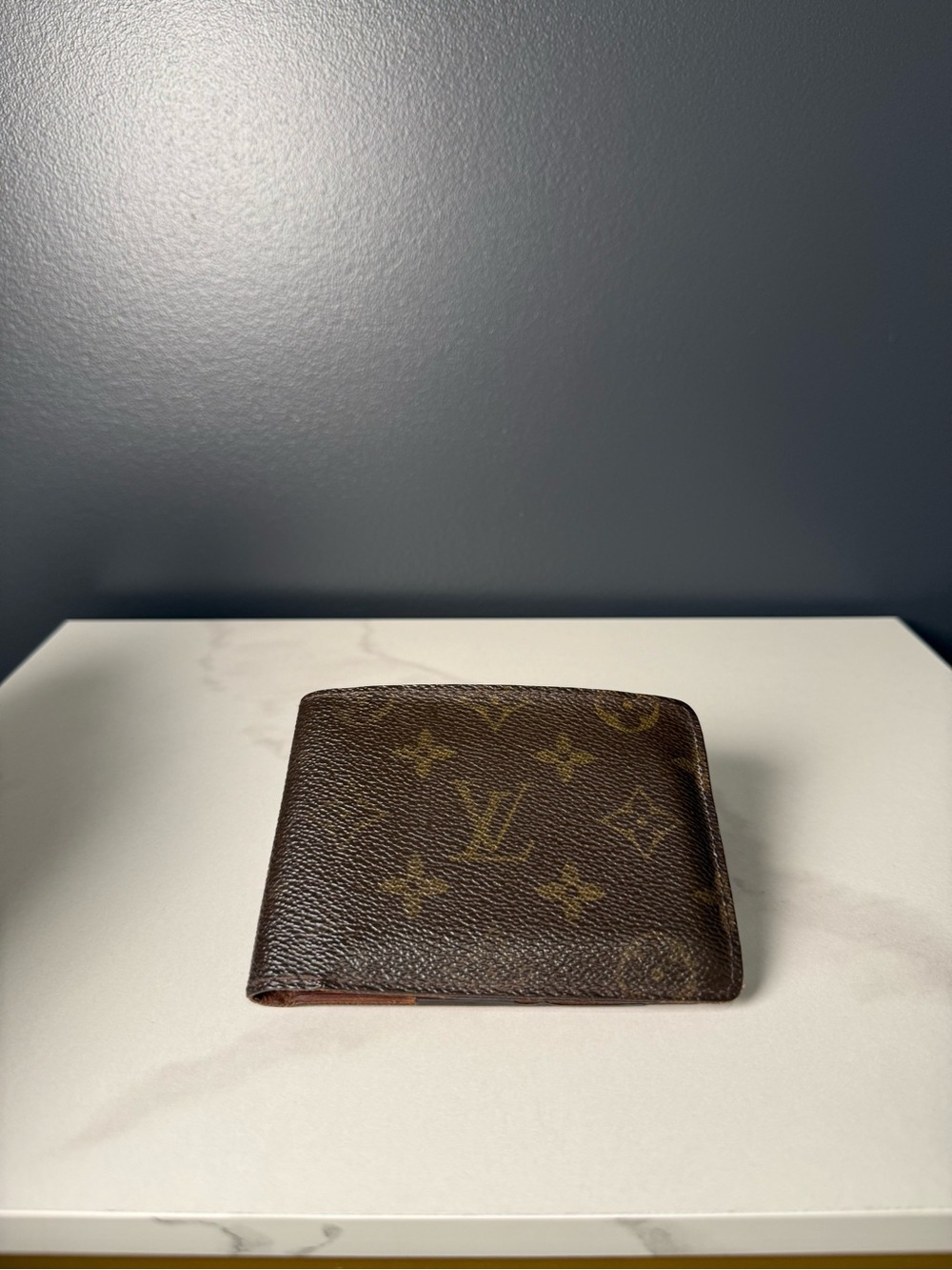Louis Vuitton Monogram Canvas Wallet in Brown and Gold